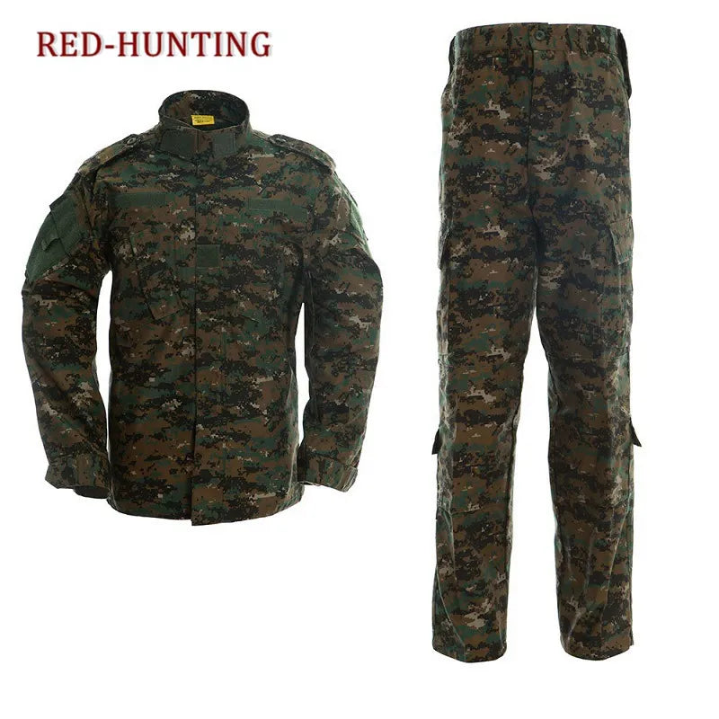 Desert & Jungle Camo Tactical Hunting BDU Uniform Suit