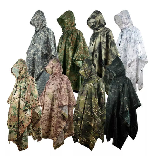 Camouflage Tactical Raincoat